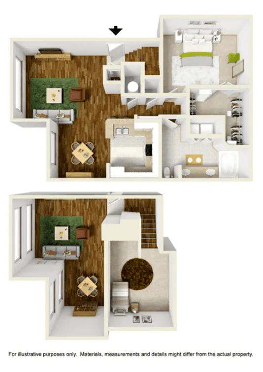 The Grand On Memorial Houston Apartment Floor Plan 5