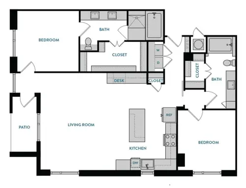 The Hamilton at The Epic FloorPlan 019