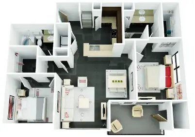 The Henderson floor plan 1