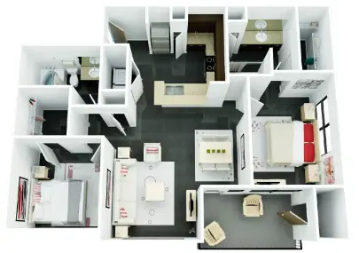 The Henderson floor plan 4