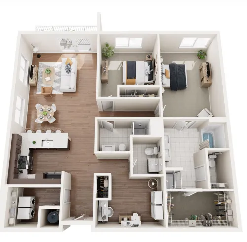 The Herschel Dallas Apartments Floor Plan 8