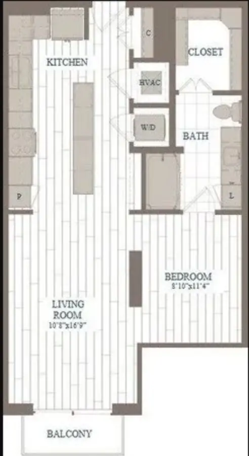 The Hudson floor plan 1