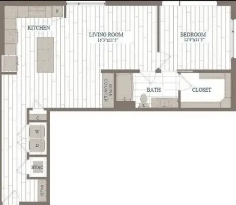 The Hudson floor plan 12