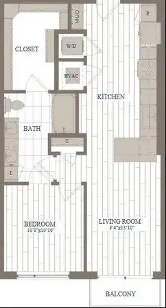 The Hudson floor plan 3