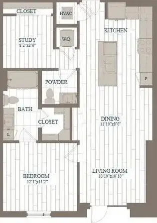 The Hudson floor plan 9