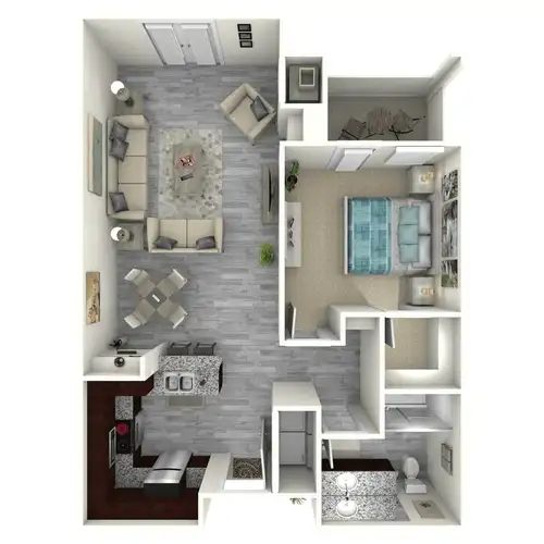 The Huntington at Sienna Ranch Senior Floorplan 4