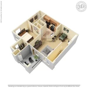 The Kenton Apartments Alvin Floorplan 2