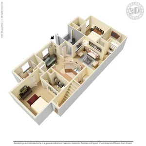 The Kenton Apartments Alvin Floorplan 3