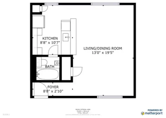 The Lake Lofts Dallas Apartment Floor Plan 1