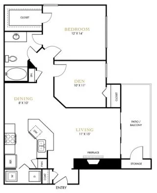 The Lana Dallas Floorplan 6