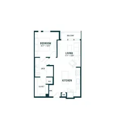 The Langford Apartments Dallas Floorplan 3