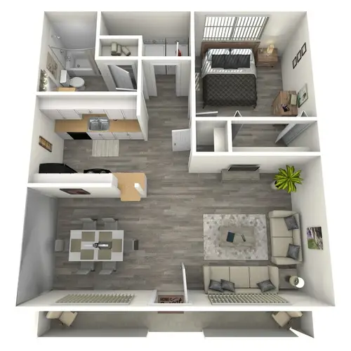 The Lenox Apartments FloorPlan 2