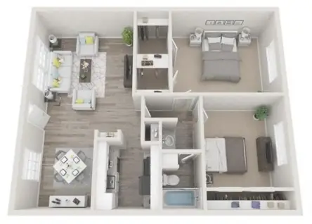 The Life at Jackson Square floor plan 1