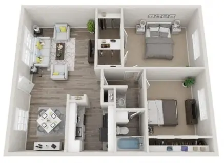 The Life at Jackson Square floor plan 2