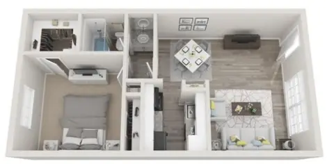 The Life at Jackson Square floor plan 2