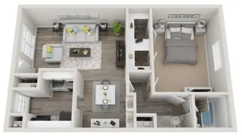 The Life at Jackson Square floor plan 4