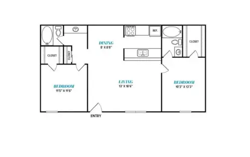 The Loren Apartments Floorplan 10