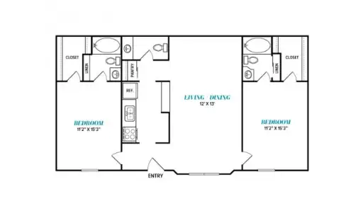 The Loren Apartments Floorplan 11