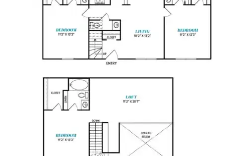 The Loren Apartments Floorplan 12