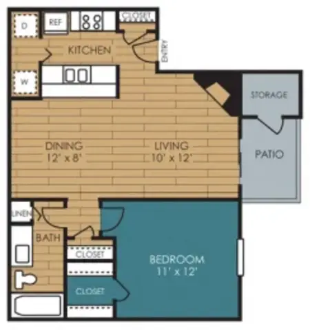 The Manhattan Apartments Dallas FloorPlan 2