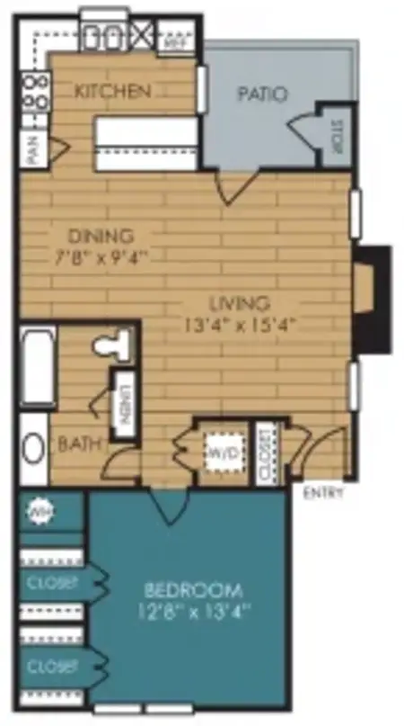 The Manhattan Apartments Dallas FloorPlan 4