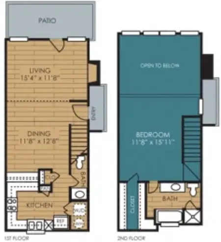 The Manhattan Apartments Dallas FloorPlan 5