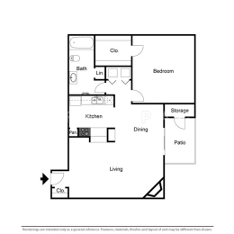 The Monet Dallas Floorplan 4