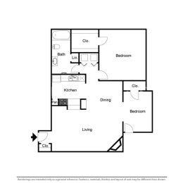 The Monet Dallas Floorplan 5