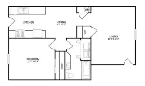 The Monroe floor plan 3