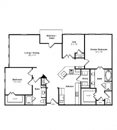 The Monterey by Windsor Floorplan 12