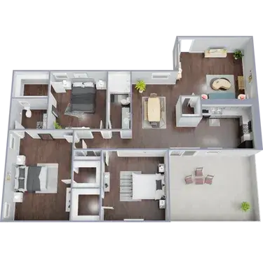 The Muse Apartments FloorPlan 025