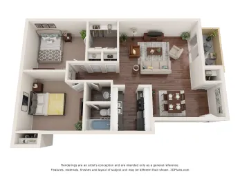 The Park at Amalfi Floorplan 1