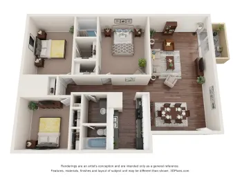 The Park at Amalfi Floorplan 4