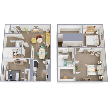 The Park at Veracruz Houston Apartment Floor Plan 5