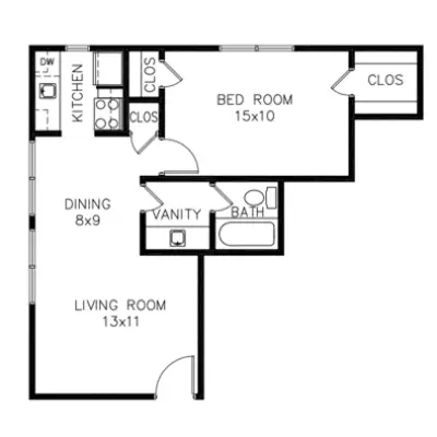 The Prescott Dallas FloorPlan 3