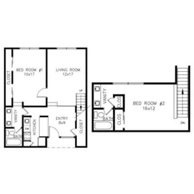 The Prescott Dallas FloorPlan 6