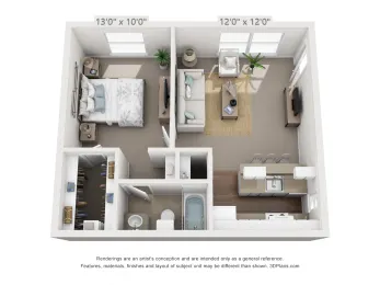 The Summit at Midtown Floorplan 1