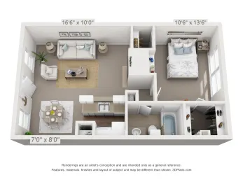 The Summit at Midtown Floorplan 4