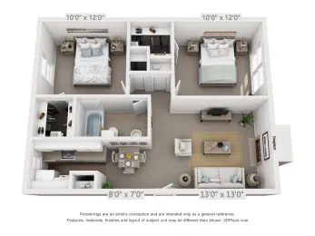 The Summit at Midtown Floorplan 5