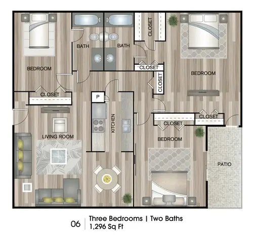 The Sutton on Park Lane FloorPlan 06