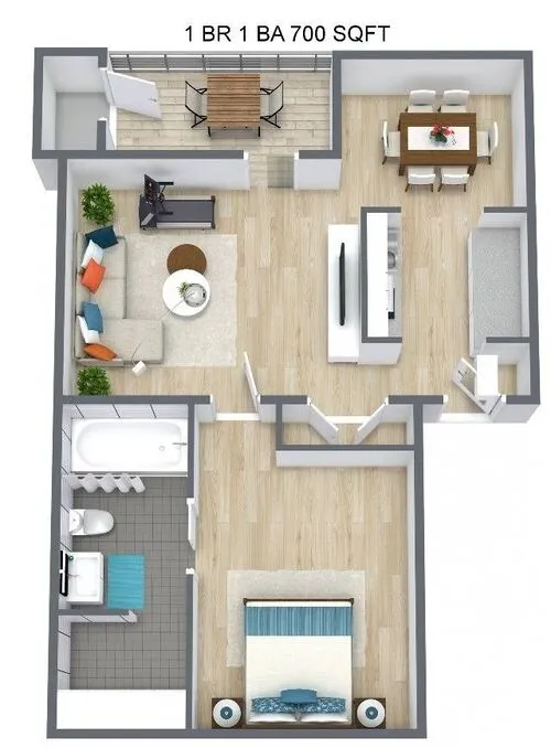 The Terrace at Sam Houston floor plan 2