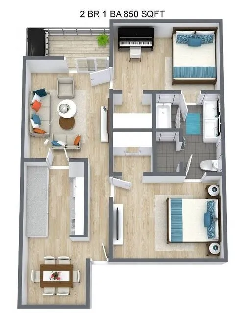 The Terrace at Sam Houston floor plan 3