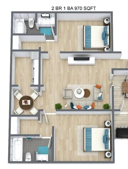 The Terrace at Sam Houston floor plan 4