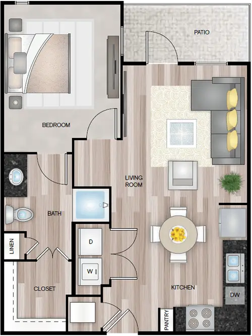 The Tramonti Apartments Floorplan 2