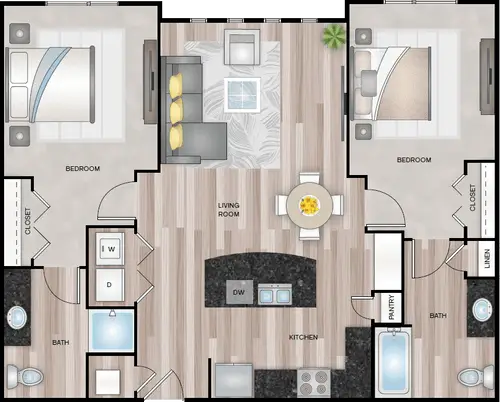 The Tramonti Apartments Floorplan 6