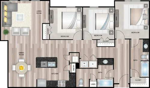 The Tramonti Apartments Floorplan 8