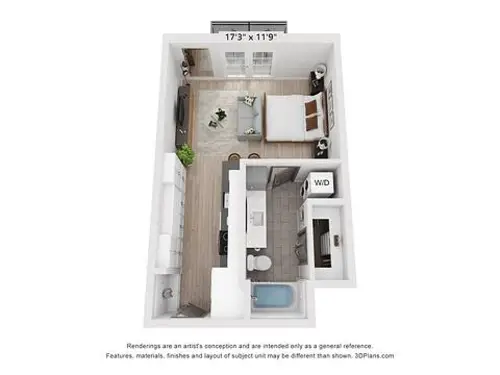 The Trinity Apartments FloorPlan 1