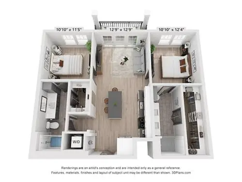 The Trinity Apartments FloorPlan 14