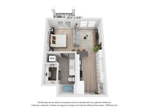 The Trinity Apartments FloorPlan 3