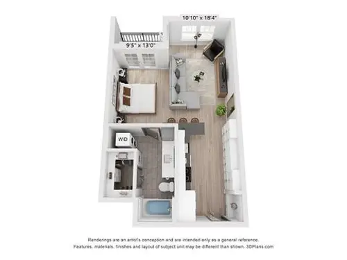 The Trinity Apartments FloorPlan 4